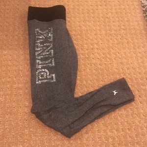 Grey leggings from pink